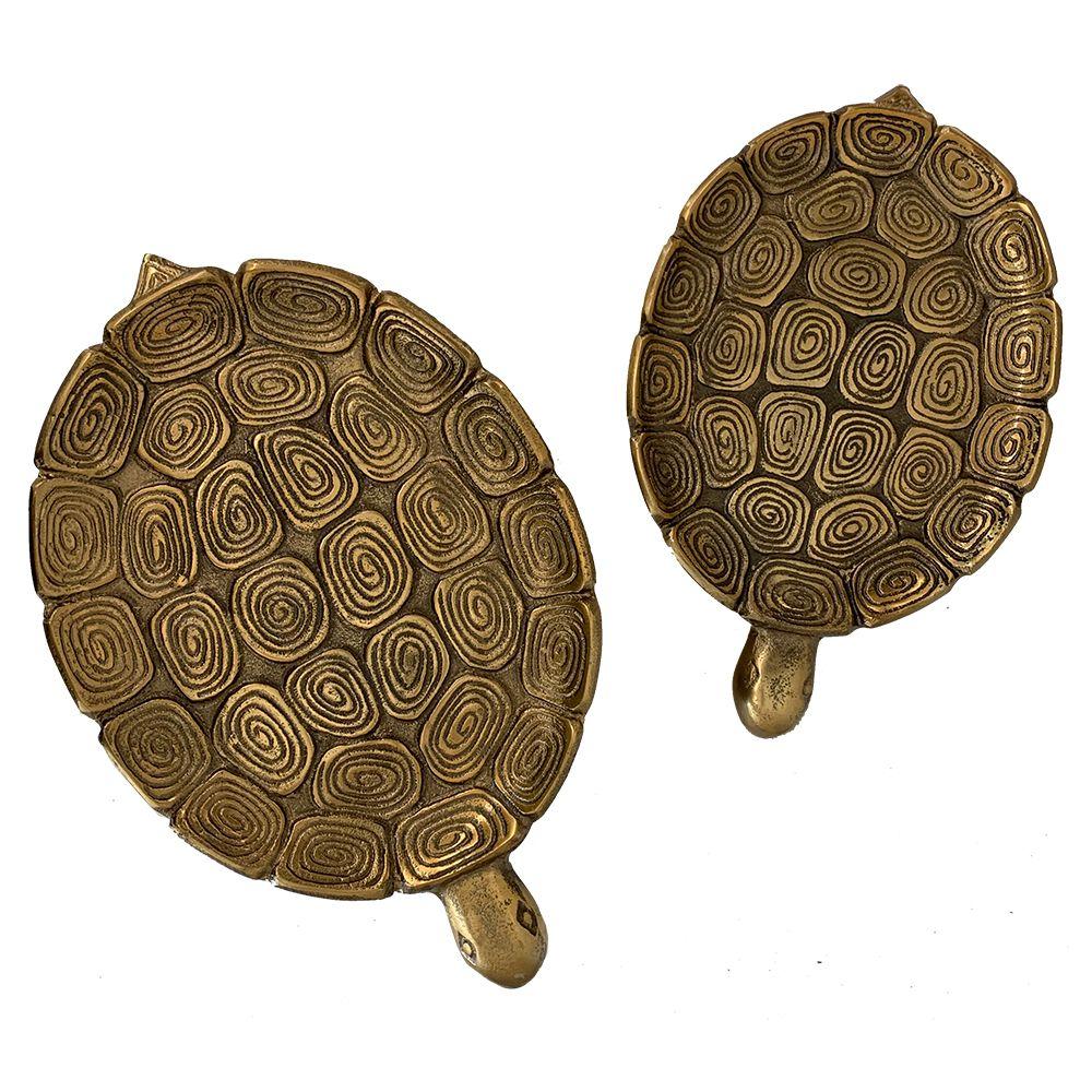 Decorative Plates Tortoise Plate Antique Gold