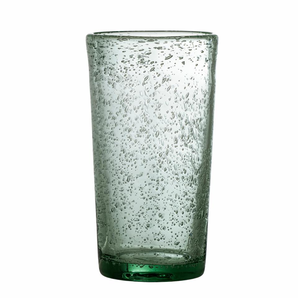 Drinkware Bloomingville Manela Drinking Glass Green Glass D8XH14.5CM