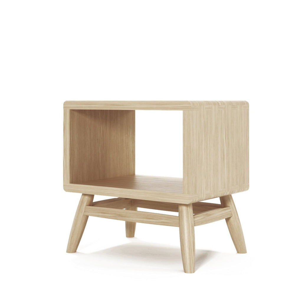 Furniture Twist Bedside Table Oak