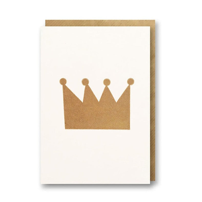 Greeting & Note Cards 1973 Bits & Bobs Mini Greeting Card Crown