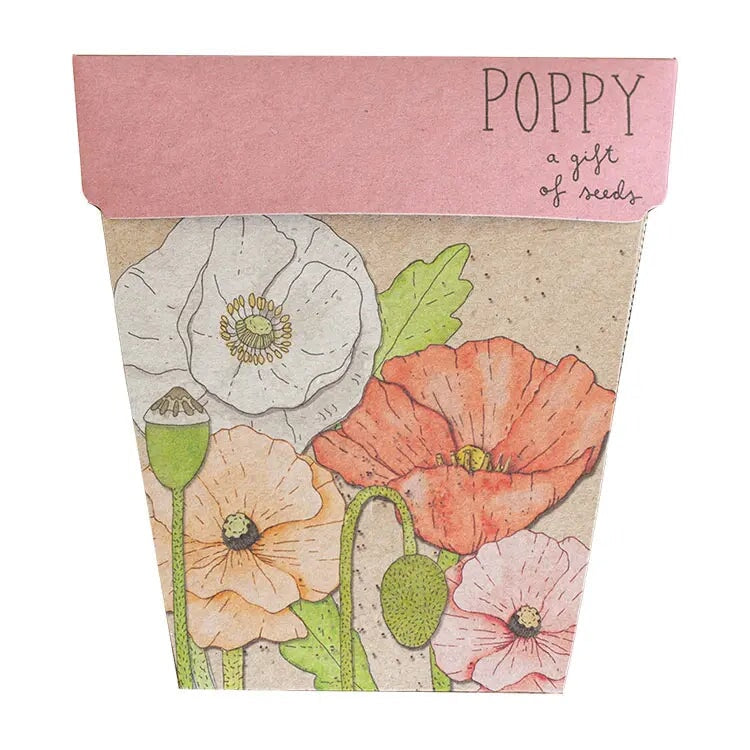 Greeting & Note Cards Poppy Gift of Seeds