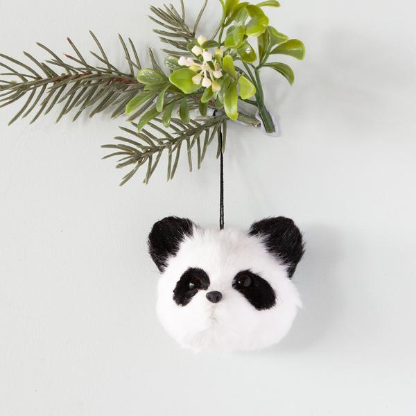 Holiday Ornaments Panda Head Hanging Decoration
