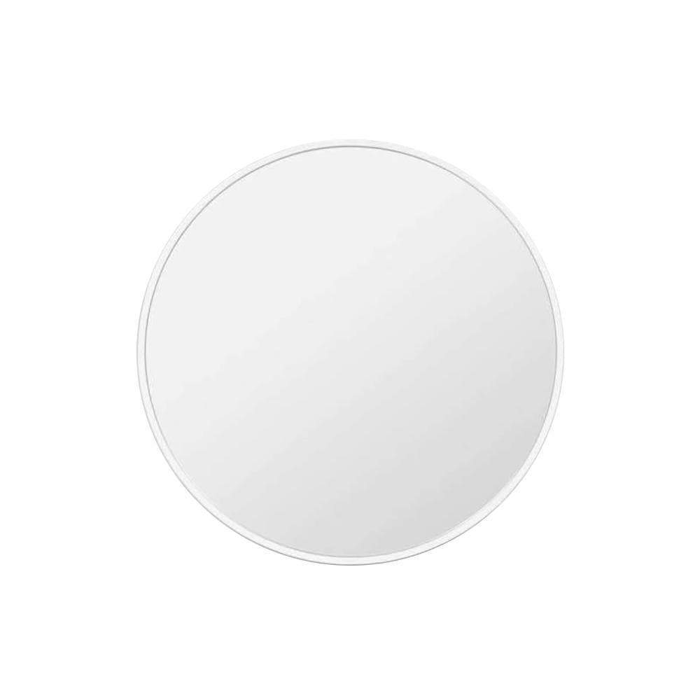 Homewares Bella Round Wall Mirror White Gloss 100CM