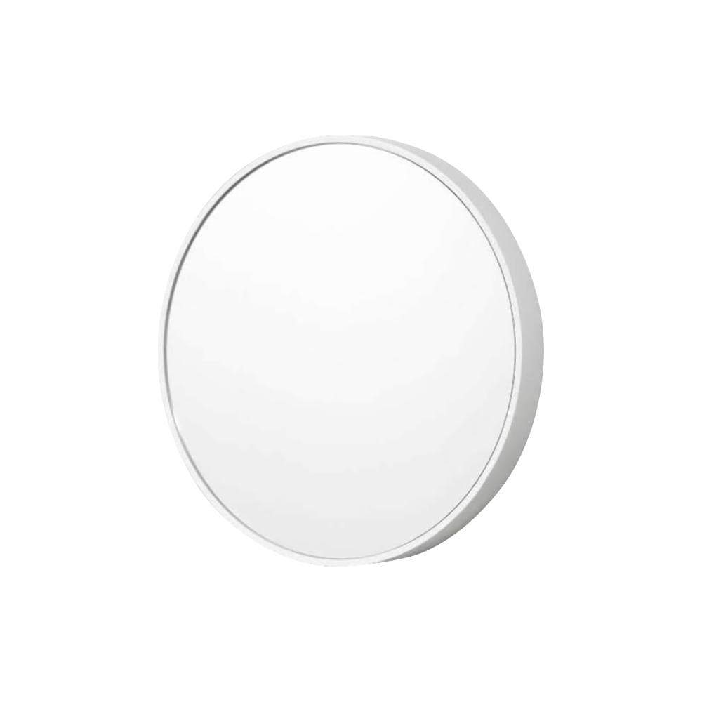 Homewares Bella Round Wall Mirror White Gloss 100CM