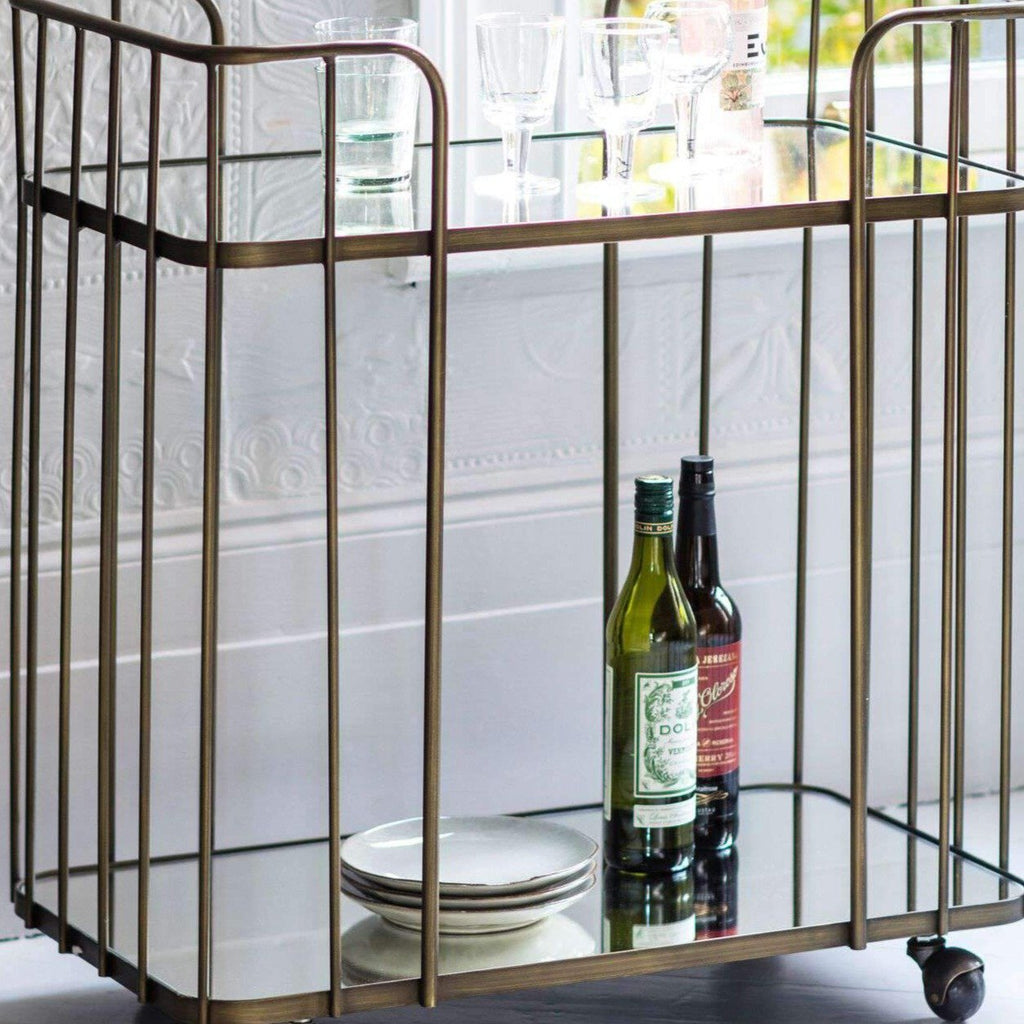 Kitchen & Dining Carts Visage Drinks Trolley Bronze