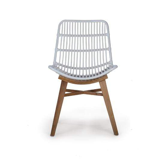 Lakes Indoor Outdoor Dining Chair White