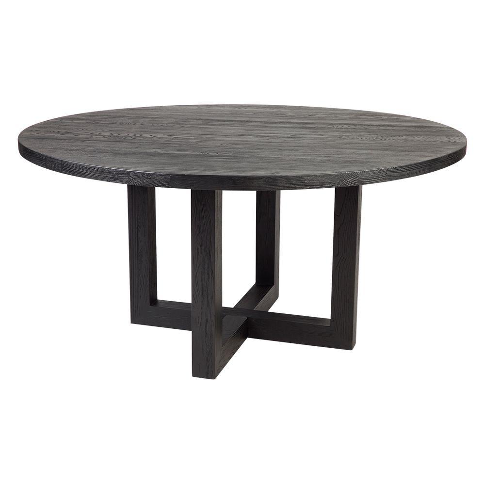 Kitchen & Dining Room Tables Black Dayton Round Dining Table