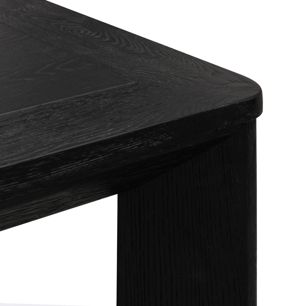 Kitchen & Dining Room Tables Blake 2.4M Wooden Dining Table Full Black