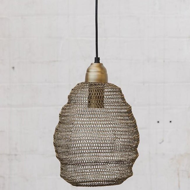Lamps Crochet Lamp Mini Ball Matte Gold