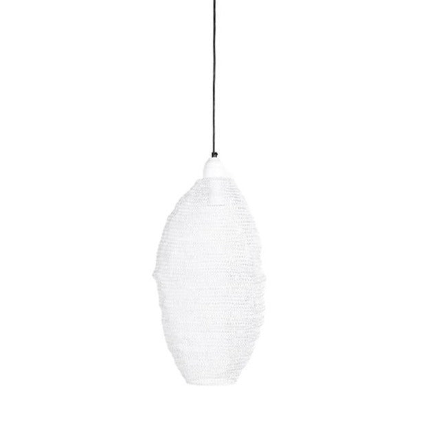 Lamps Crochet Lamp Pod Medium White Iron
