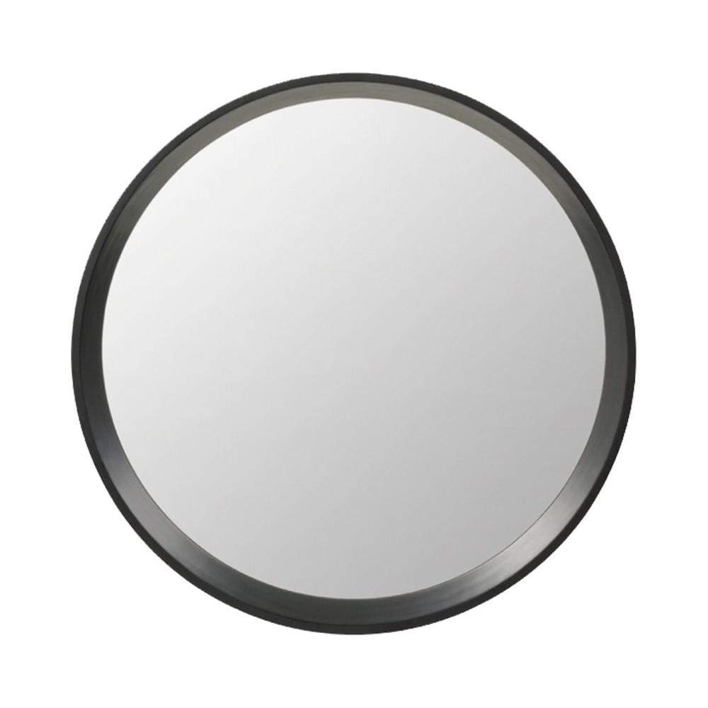Circal Black Round Mirror