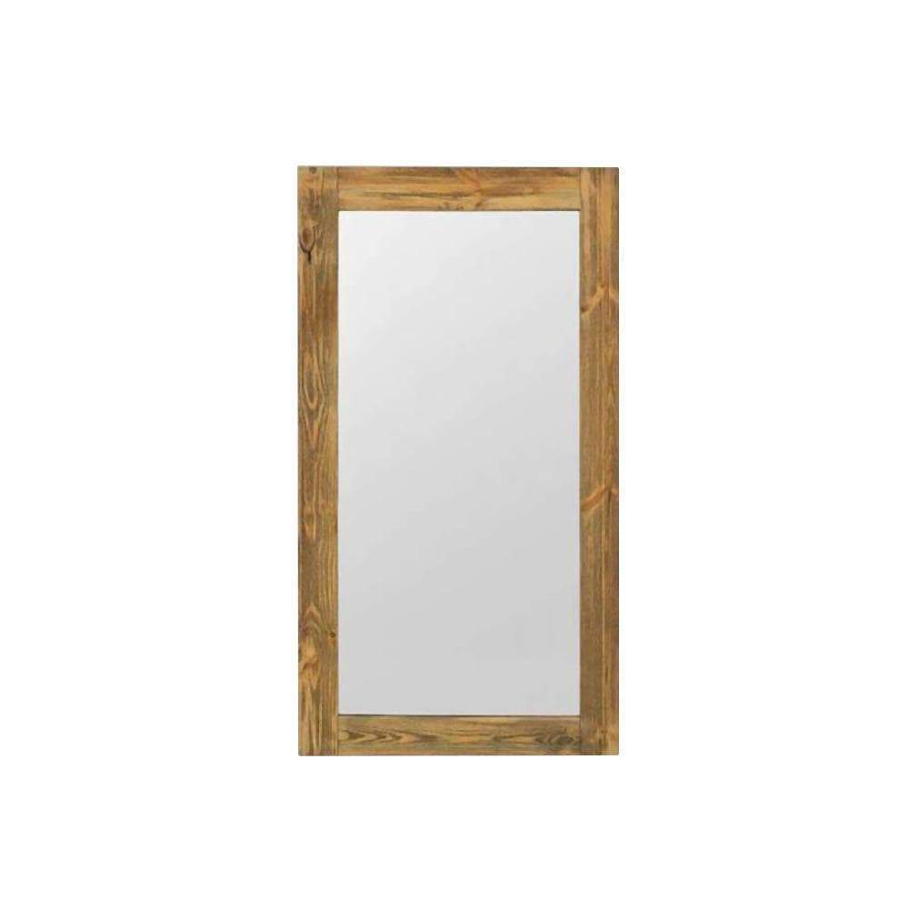 Mirrors Rustic Timber Bleech Mirror