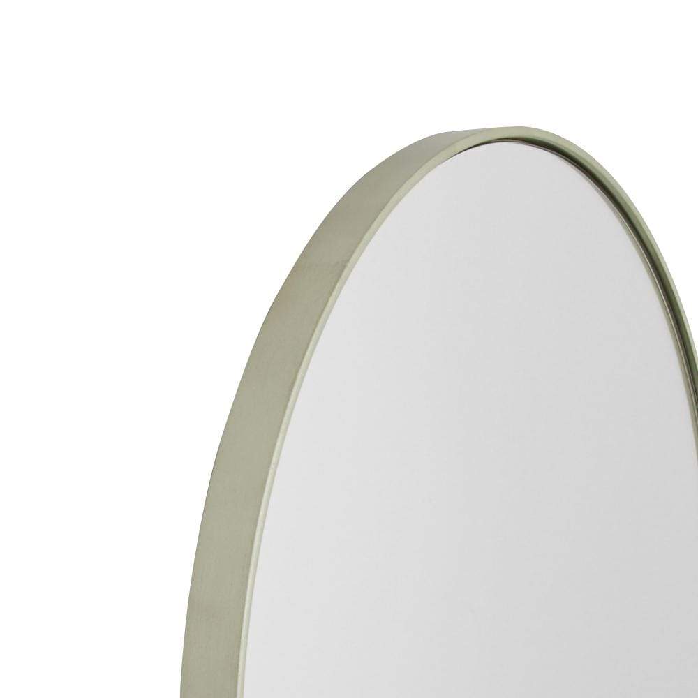Mirrors Silver Bjorn Oval Large Mirror