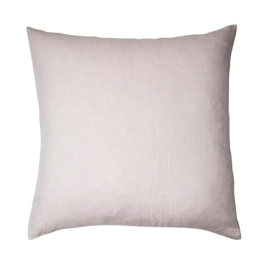 Pillowcases & Shams Linen Euro Pillowcase Set Lilac