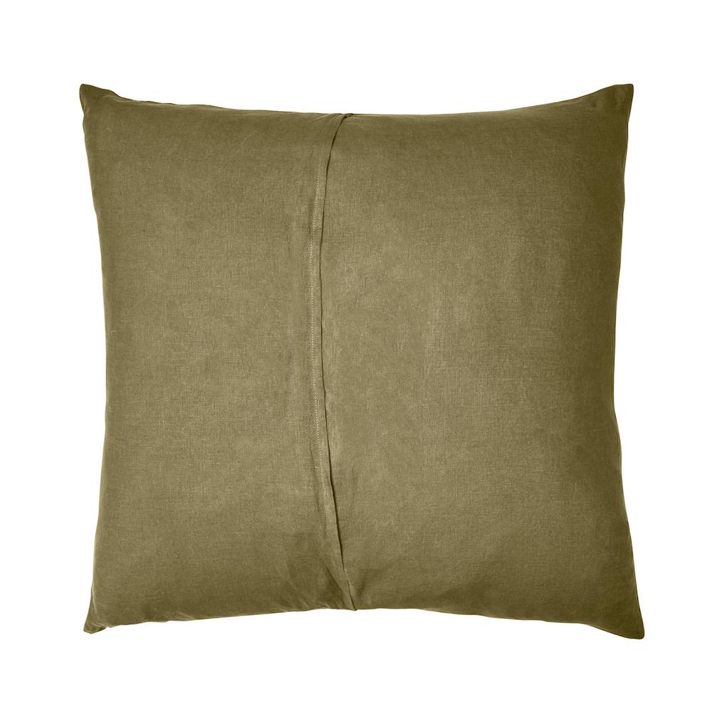 Pillowcases & Shams Linen Euro Pillowcase Set Moss