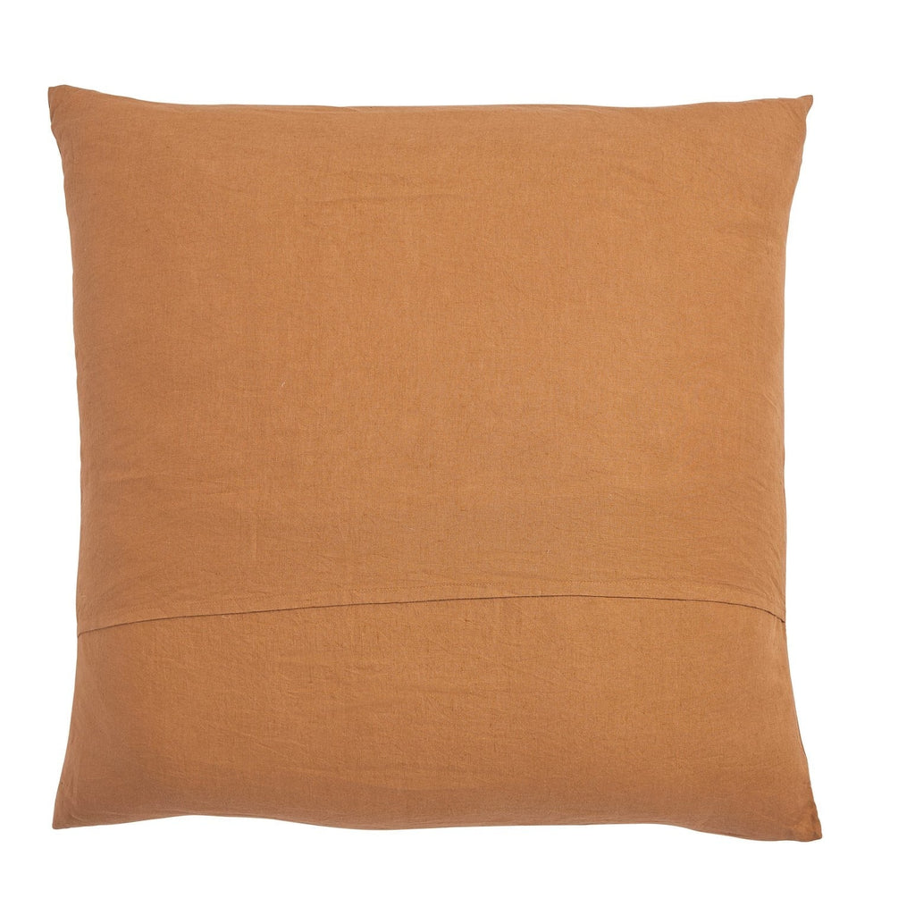 Pillowcases & Shams Linen Euro Pillowcase Set Tan