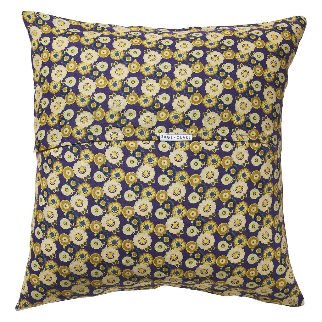 Pillowcases & Shams Mollie Linen Euro Pillowcase Set - Indigo