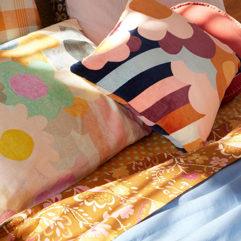 Pillowcases & Shams Rainbow Linen Pillowcase