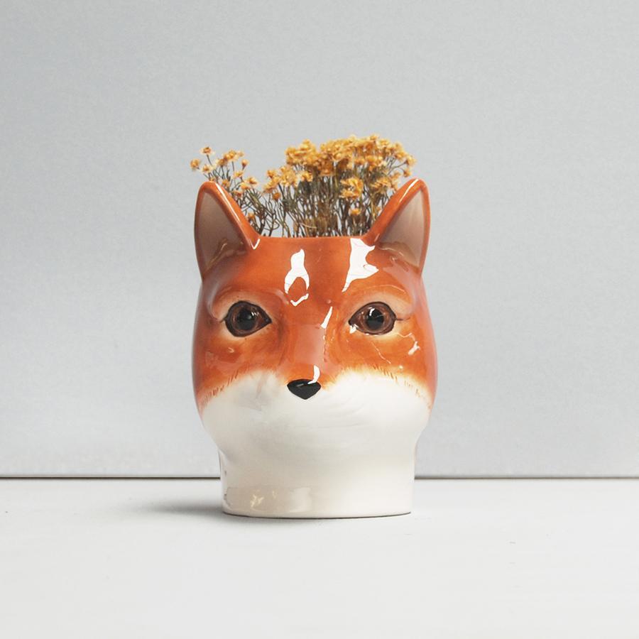 Pots & Planters Fox Ceramic Planter