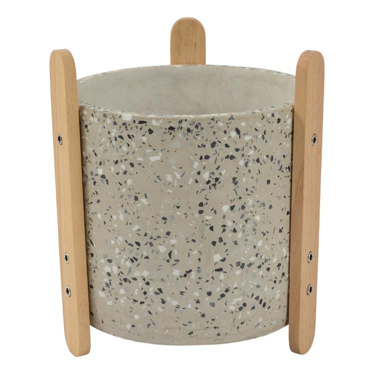 Pots & Planters Terrazzo Pot With Stand