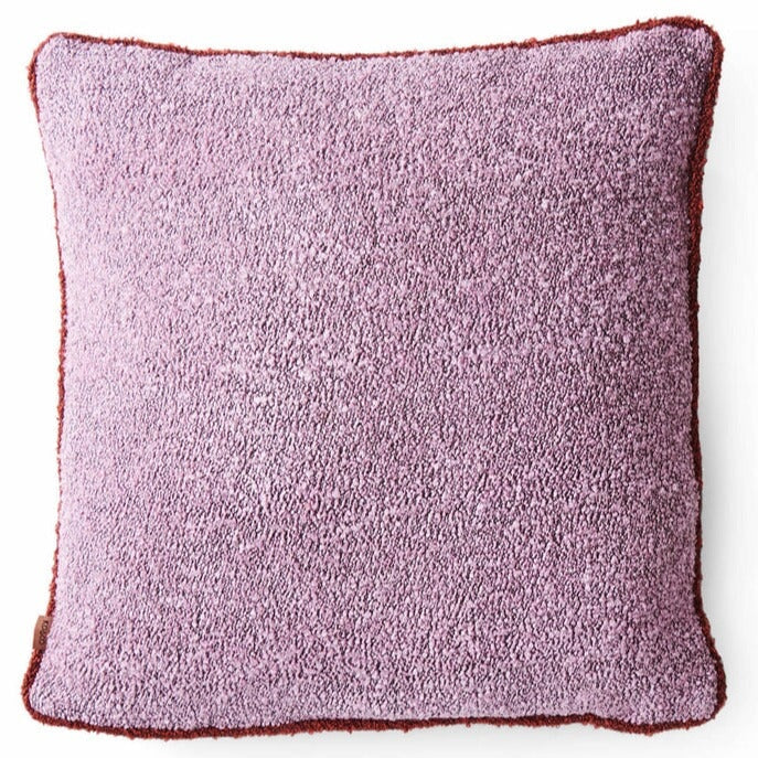 Throw Pillows Orchid Square Boucle Cushion