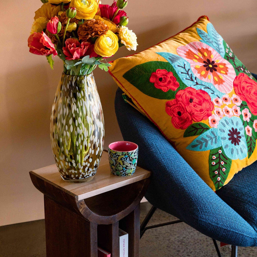 Buy the Bloomingville Daraz Vase Brown Glass Online VAVOOM