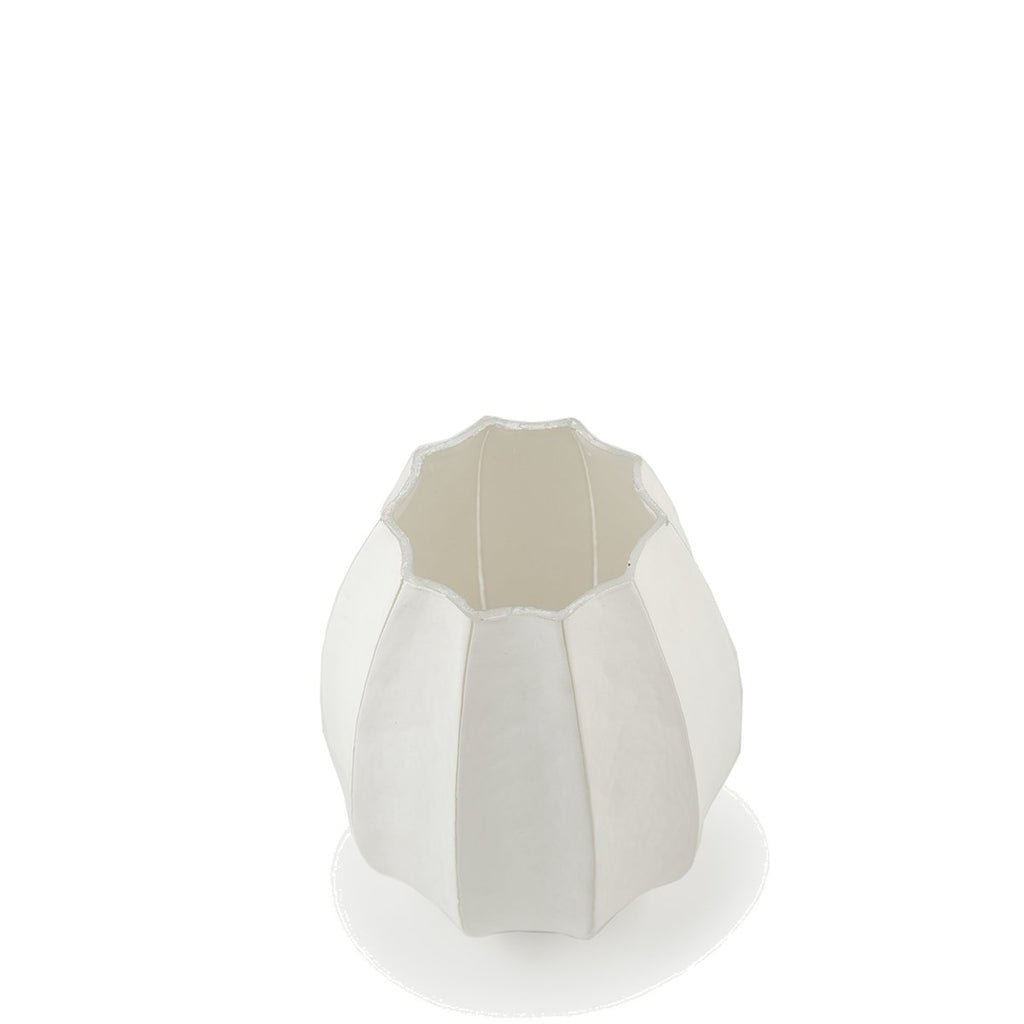 Vases Small Lantern Vase White Clay